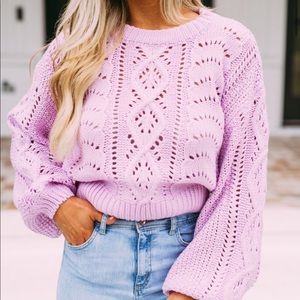 Purple sweater